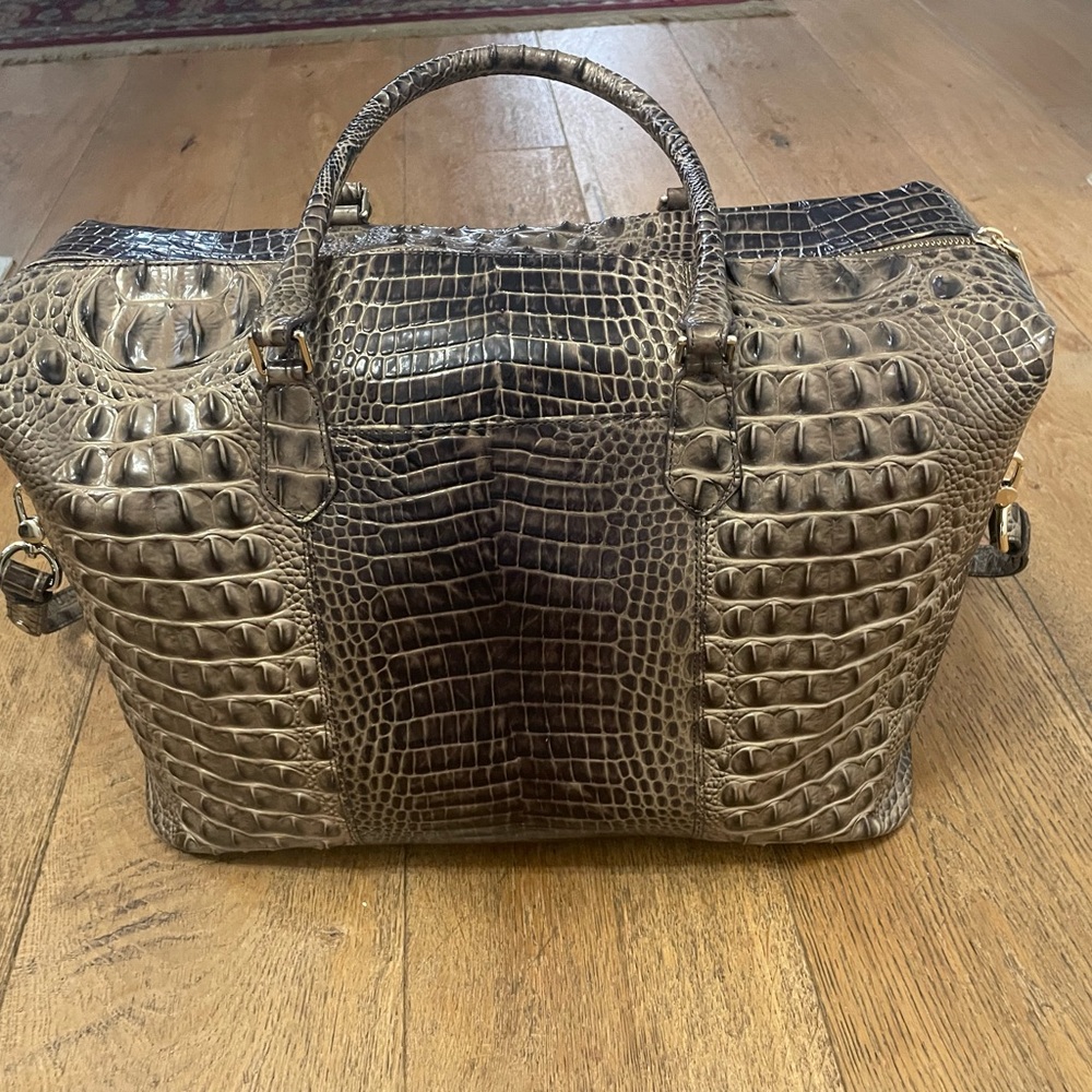 Brahmin  Duxbury Weekender Brindle Travel Bag with Structured Interior
